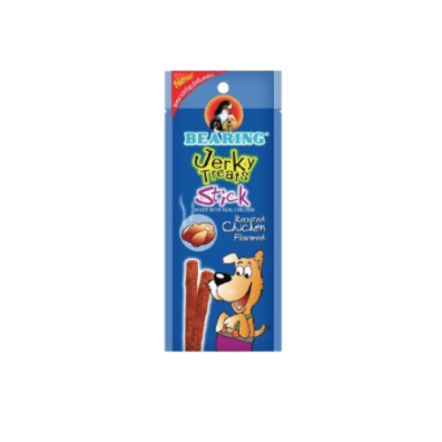 ขนมสุนัข BEARING เนื้อไก่อัดแท่ง สูตร JERKY TREATS SOFT SNACK รสไก่ย่าง ขนาด 50G_0